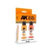 AK Interactive AK1546 DUAL EXO SET 4 – 4A PURE ORANGE & 4B FADED ORANGE